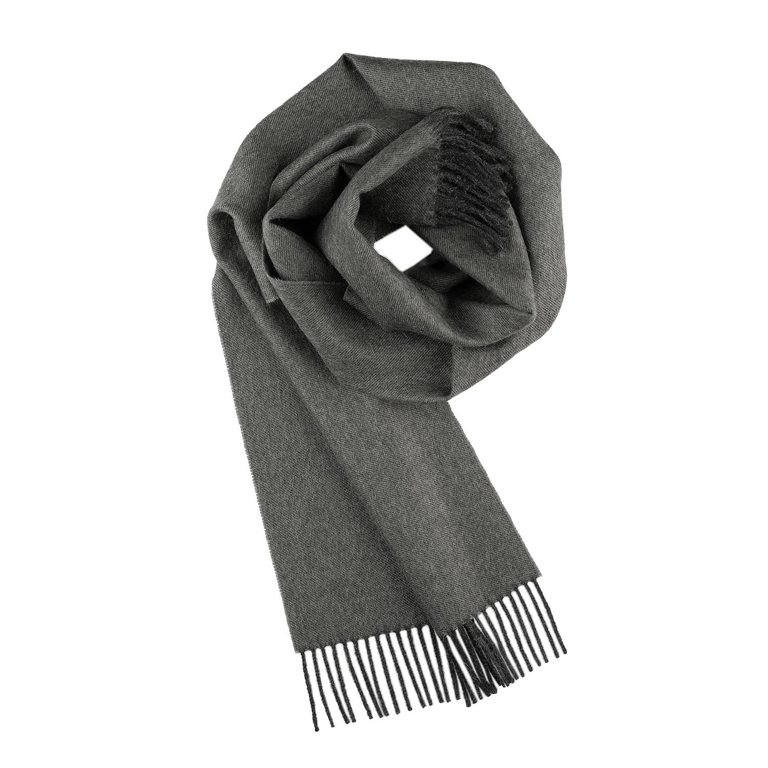 Cozy Carbon: Pure Baby Alpaca Scarf - Wrap Yourself in Luxury and Warmth!